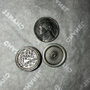 2 Authentic Cambon Coco Chanel Buttons